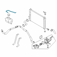 OEM Chevrolet Overflow Hose Diagram - 96808120