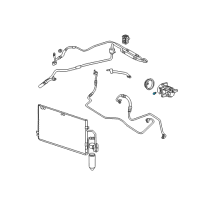 OEM 1995 Saturn SL Valve, A/C Compressor Pressure Relief Diagram - 21031128