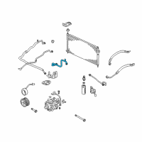 OEM 2001 Honda S2000 Pipe, Condenser Diagram - 80331-S2A-003