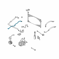 OEM 2008 Honda S2000 Pipe B, Receiver Diagram - 80342-S2A-A12