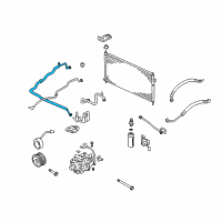 OEM 2007 Honda S2000 Pipe, Suction Diagram - 80321-S2A-A02