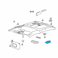 OEM 2019 Ford F-350 Super Duty Reading Lamp Assembly Diagram - EM2Z-13776-AA