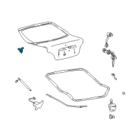 OEM 2001 Hyundai Accent Hinge Assembly-Tail Gate Diagram - 79770-25200