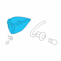 OEM Saturn Lamp Asm-Back Up Diagram - 10372965