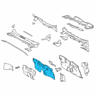 OEM 2019 Toyota Corolla Dash Panel Diagram - 55101-12E00