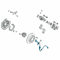 OEM Hyundai Sonata Cable Assembly-ABS.EXT, RH Diagram - 59930-C1100