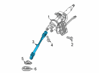 OEM 2021 Buick Encore GX Lower Shaft Diagram - 60003276