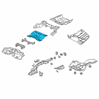 OEM 2020 Honda Accord Floor, RR. Diagram - 65511-TVA-A00ZZ