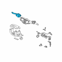 OEM 2008 Honda S2000 Switch Assembly, Lighting & Turn Diagram - 35255-S3Y-G02