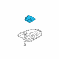 OEM 2007 Kia Spectra Valve Body Oil Filter Assembly Diagram - 4632123000