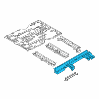 OEM 2003 Kia Sedona Frame Assembly-Center Panel Diagram - 0K52Y54650A