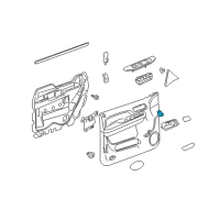 OEM 2008 GMC Yukon Seat Heat Switch Diagram - 25822438