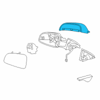 OEM 2014 Chevrolet Cruze Mirror Cover Diagram - 95215106