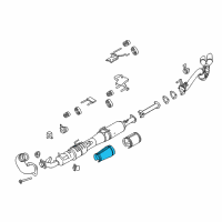 OEM Ford F-250 Super Duty Front Shield Diagram - HC3Z-5E258-C