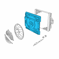 OEM 1999 BMW 528i Compression Shroud Diagram - 64-54-8-380-782