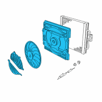 OEM 2002 BMW M5 Air Conditioning Fan Diagram - 64-54-6-921-395