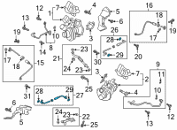 OEM 2022 Ford F-150 TUBE - WATER OUTLET Diagram - ML3Z-8K153-B