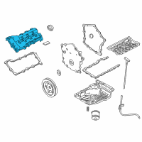 OEM 1999 Dodge Intrepid Valve Cover Diagram - 4663703AD