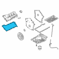 OEM 2003 Chrysler Sebring Gasket-Cylinder Head Cover Diagram - 4663713AB