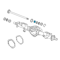 OEM Chevrolet Outer Bearing Lock Ring Diagram - 22793218