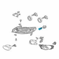 OEM 2011 Acura TSX Bulb (12V 21/5W) (Ece) (Stanley) Diagram - 34911-634-611