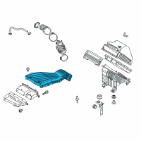 OEM 2020 Kia Sportage Duct Assembly-Air Diagram - 28210D9300