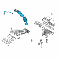 OEM 2020 Kia Sportage Hose Assembly-Air Intake Diagram - 28130D9250