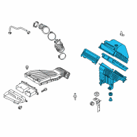OEM Kia Sportage Air Cleaner Assembly Diagram - 28110D3550