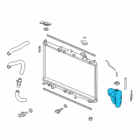 OEM Acura Tank, Reserve Diagram - 19101-5J2-A10