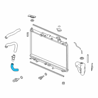 OEM 2016 Acura TLX Hose A, Water Lowe Diagram - 19502-5J2-A50