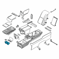 OEM 2018 BMW 750i xDrive Insert, Drink Holder Diagram - 51-16-6-819-871