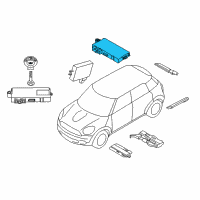 OEM 2015 BMW X1 Electrical Control Module Diagram - 61-35-9-395-656