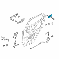 OEM Ford EcoSport Handle, Inside Diagram - 8A6Z-5822600-CD