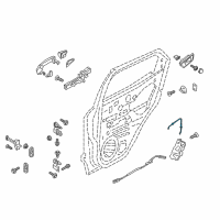 OEM Ford EcoSport Lock Cable Diagram - GN1Z-5826442-A