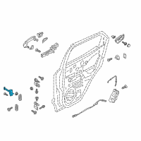 OEM 2022 Ford EcoSport Door Check Diagram - CN1Z-7427204-E