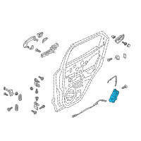 OEM 2018 Ford EcoSport Latch Diagram - CN1Z-5826413-B