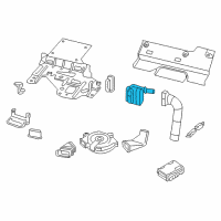 OEM 2017 Nissan Pathfinder Seat Back Thermal Electric DIVICE Diagram - 873D7-3JC9A