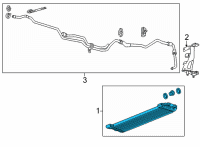 OEM 2020 Cadillac CT5 Cooler Diagram - 84742545