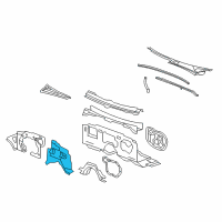 OEM 2010 Cadillac CTS Insulator Diagram - 22921513