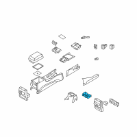 OEM Hyundai Santa Fe Drink Holder Diagram - 84680-0W002-J4