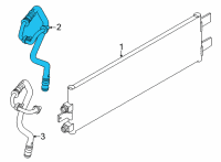 OEM Nissan Hose-Oil Cooler, Auto Transmission Diagram - 21636-9BT0B