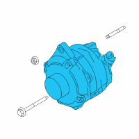 OEM 2014 Ford Police Interceptor Utility Alternator Diagram - DG1Z-10346-F