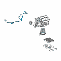 OEM 2019 Toyota Prius AWD-e Harness Diagram - 82212-47030