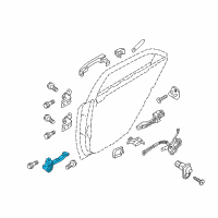 OEM 2011 Hyundai Elantra Checker Assembly-Rear Door, LH Diagram - 79480-3X000