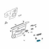 OEM 2007 Honda Accord Switch Assembly Diagram - 35754-SDA-405