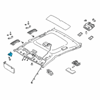 OEM 2021 Kia Forte Retainer-Sunvisor Diagram - 85235B1000WK