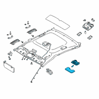 OEM 2022 Kia Forte Lamp Assembly-Room Diagram - 92850G5200WK