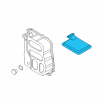 OEM Kia Soul Valve Body Oil Filter Assembly Diagram - 463213B700