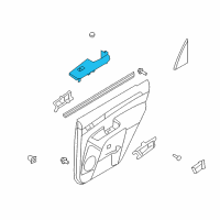 OEM Kia Borrego Power Window Sub Switch Assembly, Left Diagram - 935802J000ABS