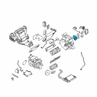 OEM 2011 Nissan Cube Moteractuator Assembly Mode Diagram - 27731-1FC0A